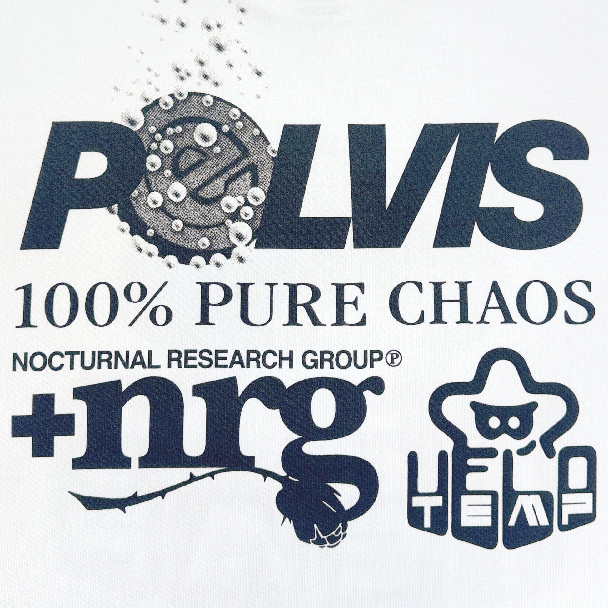 PELVIS x VELO TEMP - STAR POWER UP TEE WHITE