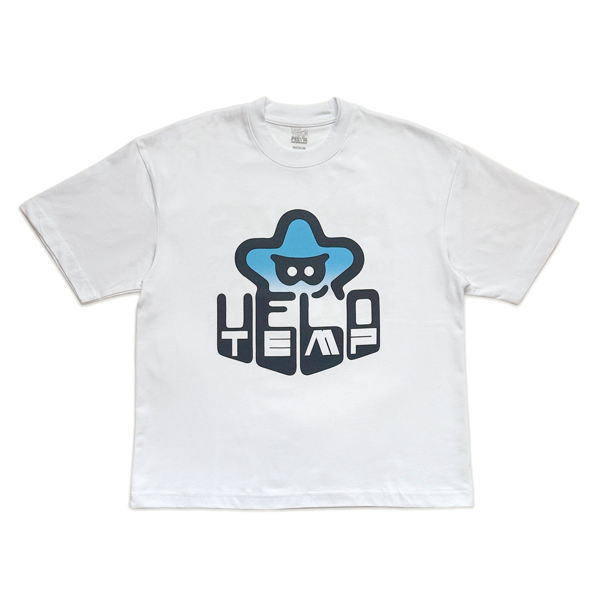 PELVIS x VELO TEMP - STAR POWER UP TEE WHITE